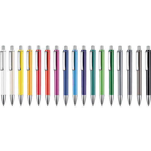 Kugelschreiber EXOS M , Ritter-Pen, stein-grau, ABS u. Metall, 14,10cm (Länge), Bild 4