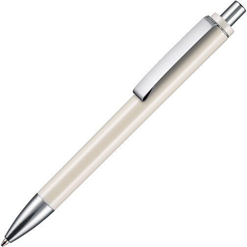 Kugelschreiber EXOS M , Ritter-Pen, elfenbein, ABS u. Metall, 14,10cm (Länge), Bild 2