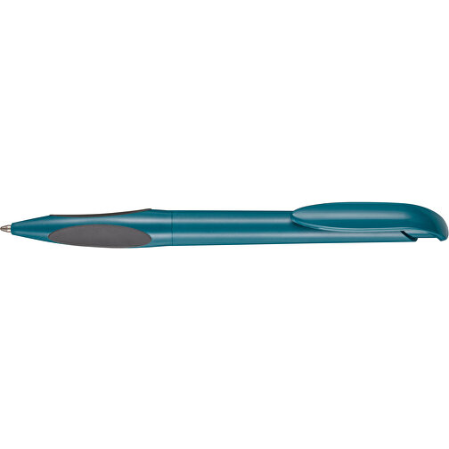 Kugelschreiber ATMOS , Ritter-Pen, petrol-türkis, ABS-PP-Kunststoff, 14,50cm (Länge), Bild 3