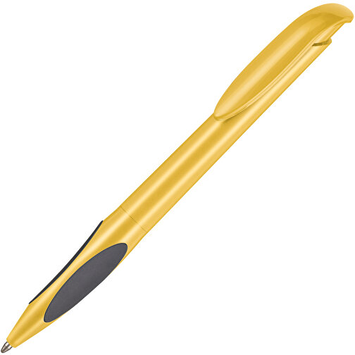 Kugelschreiber ATMOS , Ritter-Pen, apricot-gelb, ABS-PP-Kunststoff, 14,50cm (Länge), Bild 2