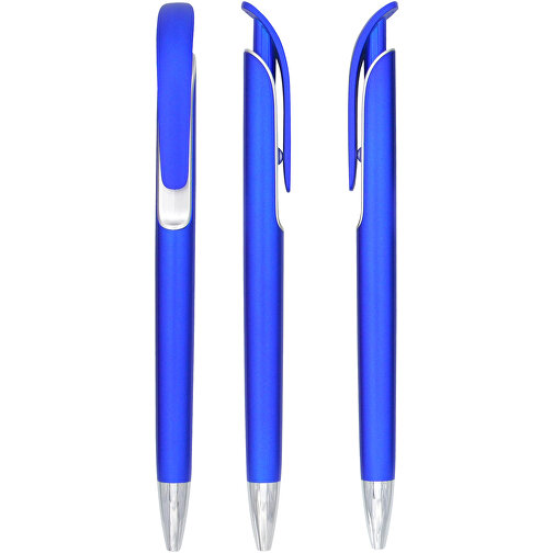 Kugelschreiber Wien Color , Promo Effects, blau, Kunststoff, 14,50cm (Länge), Bild 1