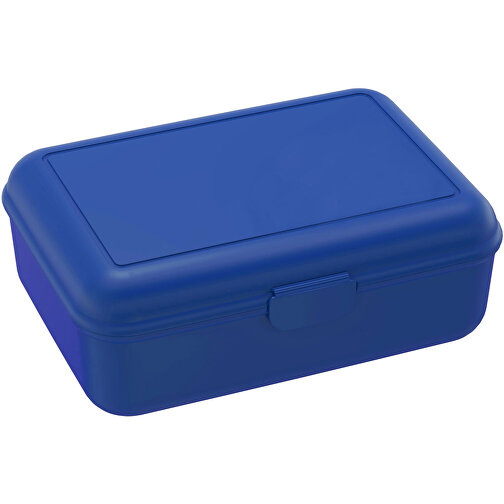 Vorratsdose 'School-Box' Deluxe, Mit Trennschale , standard-blau PP, Kunststoff, 19,00cm x 7,00cm x 13,90cm (Länge x Höhe x Breite), Bild 1