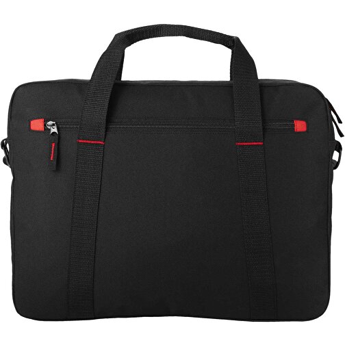 Vancouver 15,4' Laptop-Konferenztasche 6L , schwarz / rot, 600D Polyester, 40,00cm x 30,00cm x 7,00cm (Länge x Höhe x Breite), Bild 3