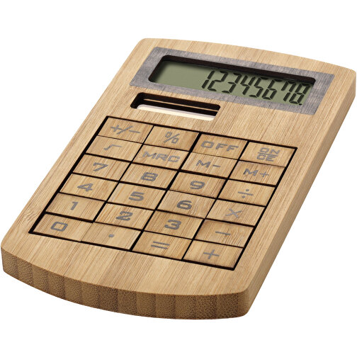 Calculadora de bambú 'Eugene', Imagen 1