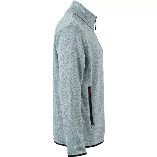 Stickad fleecejacka för män, Bild 3