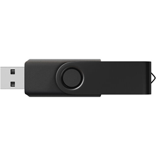 USB-Stick Swing Color 1GB , Promo Effects MB , schwarz MB , 1 GB , Kunststoff/ Aluminium MB , 3 - 10 MB/s MB , 5,70cm x 1,00cm x 1,90cm (Länge x Höhe x Breite), Bild 3
