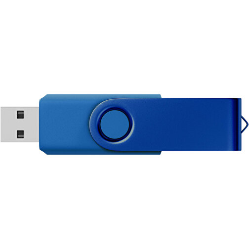 USB Stick Swing Color 1GB , Promo Effects MB , blau MB , 1 GB , Kunststoff/ Aluminium MB , 3 - 10 MB/s MB , 5,70cm x 1,00cm x 1,90cm (Länge x Höhe x Breite), Bild 3