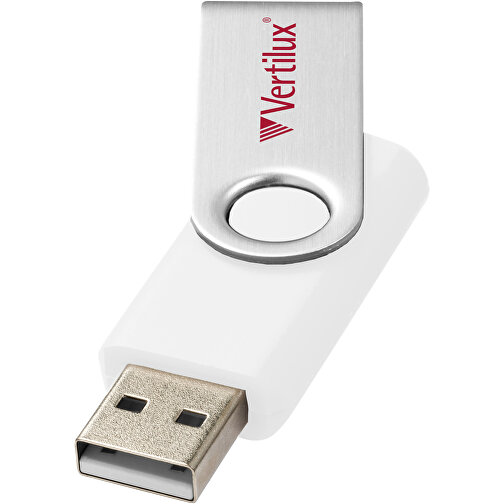 Rotate Basic 32 GB USB-Stick , weiß MB , 32 GB , Kunststoff, Aluminium MB , 5,80cm x 1,00cm x 1,90cm (Länge x Höhe x Breite), Bild 2