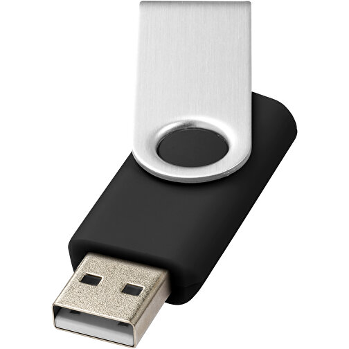Rotate Basic 32 GB USB-Stick , schwarz MB , 32 GB , Kunststoff, Aluminium MB , 5,80cm x 1,00cm x 1,90cm (Länge x Höhe x Breite), Bild 1