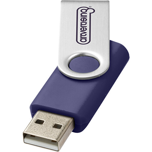 Rotate Basic 16 GB USB-Stick , royalblau MB , 16 GB , Kunststoff, Aluminium MB , 5,80cm x 1,00cm x 1,90cm (Länge x Höhe x Breite), Bild 2