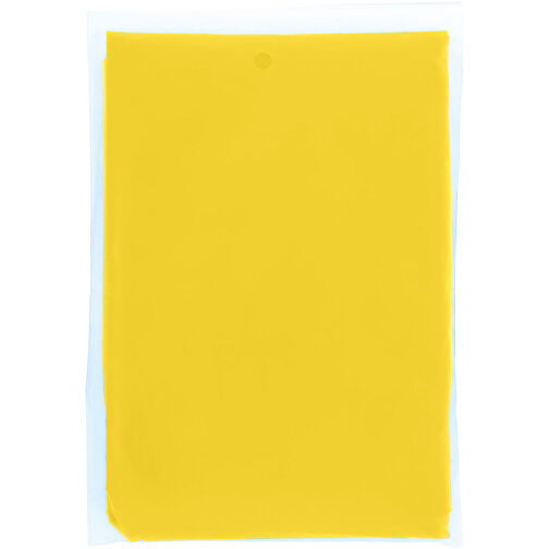 Ziva Einweg Regenponcho Mit Hülle , gelb, PE Kunststoff, 10,00cm x 15,00cm x 0,50cm (Länge x Höhe x Breite), Bild 6