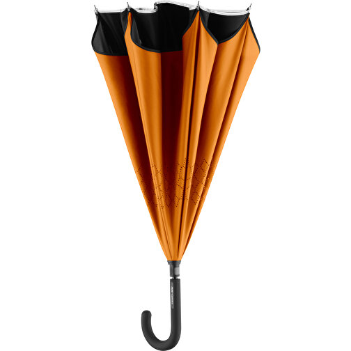 Stockschirm FARE® Contrary , Fare, schwarz/orange, 100% Polyester-Pongee, , Bild 2