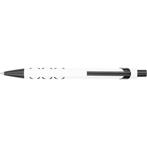 Kugelschreiber Karlstad Bunt , Promo Effects, weiß, Aluminium/Kunststoff, 14,00cm (Länge), Bild 4