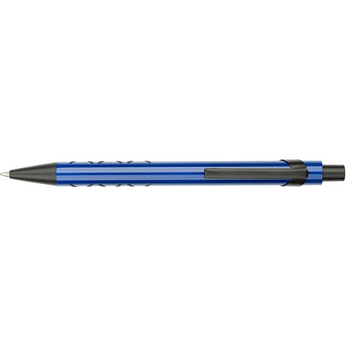 Kugelschreiber Karlstad Bunt , Promo Effects, blau, Aluminium/Kunststoff, 14,00cm (Länge), Bild 4