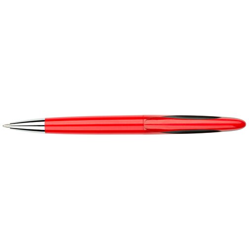 Kugelschreiber Tokio Bunt Schwarz , Promo Effects, rot, Kunststoff, 14,50cm x 1,50cm (Länge x Breite), Bild 3