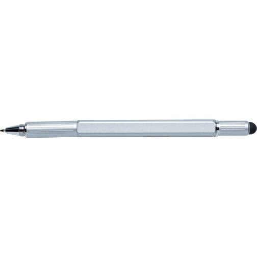 5-in-1 Aluminium Tool-Stift, Grau , grau, Aluminium, 15,00cm (Höhe), Bild 8