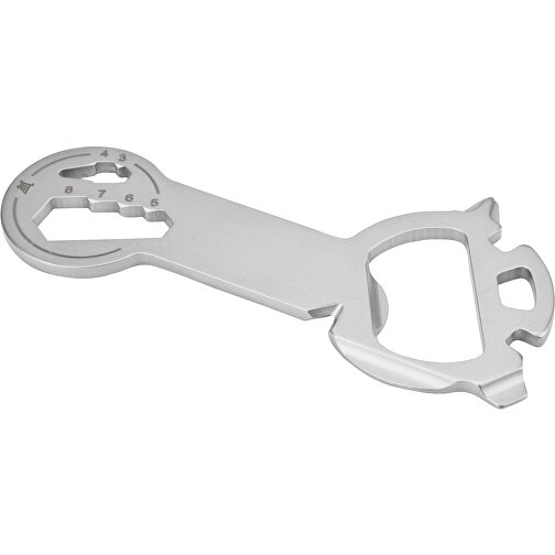 ROMINOX® Key Tool // Snake - 18 Funktionen , Edelstahl, 7,70cm x 0,23cm x 3,40cm (Länge x Höhe x Breite), Bild 6