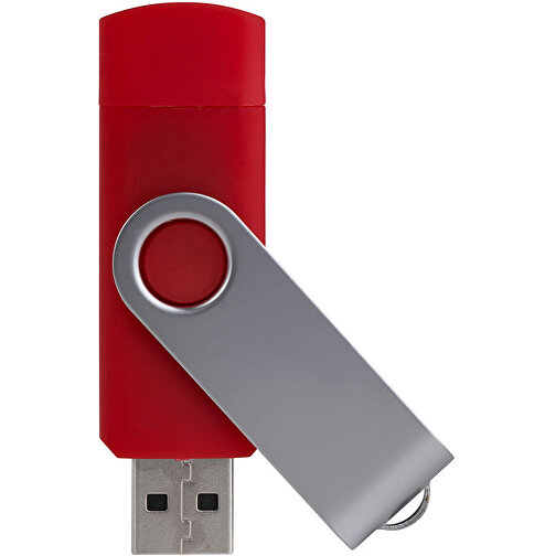 USB-Stick Smart Swing 8 GB , Promo Effects MB , rot MB , 8 GB , Kunststoff, Metal MB , 3 - 10 MB/s MB , 7,00cm x 1,00cm x 1,90cm (Länge x Höhe x Breite), Bild 1