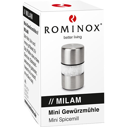 ROMINOX® Mini salt- eller pepperkvern // Milam, Bilde 2