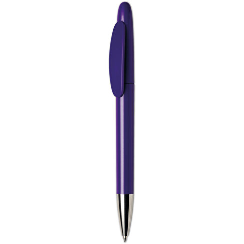 Hudson Kugelschreiber - Recycelt , Green&Good, violett, biologisch abbaubares Plastik, 14,00cm x 1,10cm x 1,10cm (Länge x Höhe x Breite), Bild 1