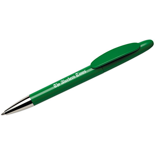 Hudson Kugelschreiber - Recycelt , Green&Good, grün, biologisch abbaubares Plastik, 14,00cm x 1,10cm x 1,10cm (Länge x Höhe x Breite), Bild 4