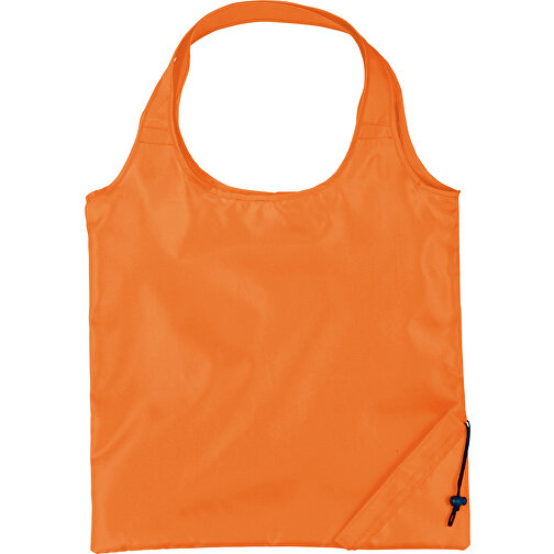 Bungalow Faltbare Polyester Tragetasche 7L , orange, 210D Polyester, 38,00cm x 40,60cm (Länge x Höhe), Bild 1