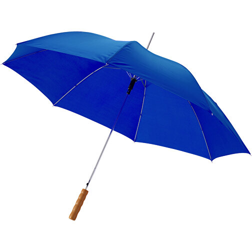Lisa 23' Automatikregenschirm Mit Holzgriff , royalblau, Polyester, 83,00cm (Höhe), Bild 1