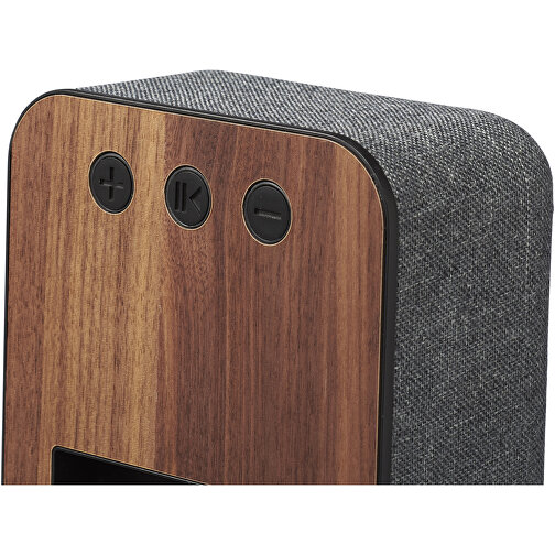 Materiałowo-drewniany głośnik Bluetooth® Shae, Obraz 6