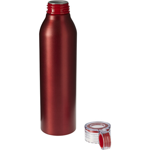 Grom 650 Ml Aluminium Sportflasche , rot, Aluminium, 25,00cm (Höhe), Bild 1