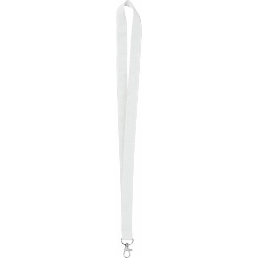 Simple Lany , weiß, Polyester, 2,00cm x 90,00cm (Länge x Breite), Bild 1