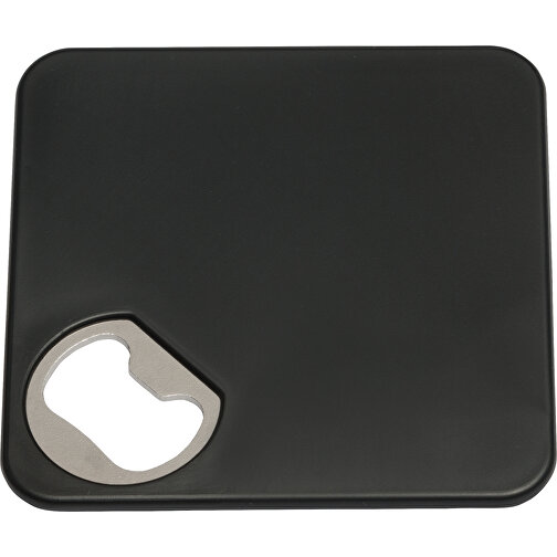Untersetzer TOGETHER , schwarz, Kunststoff / Stahl / EVA, 8,20cm x 8,20cm (Länge x Breite), Bild 1