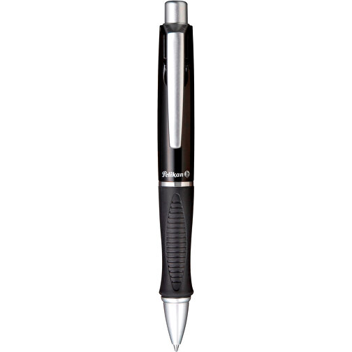 Pelikan Kugelschreiber BigSize , Pelikan, schwarz opak, Kunststoff, 14,00cm x 2,00cm x 2,00cm (Länge x Höhe x Breite), Bild 1