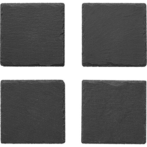 Slate4 , schwarz, Stein, 10,00cm x 0,30cm x 10,00cm (Länge x Höhe x Breite), Bild 3