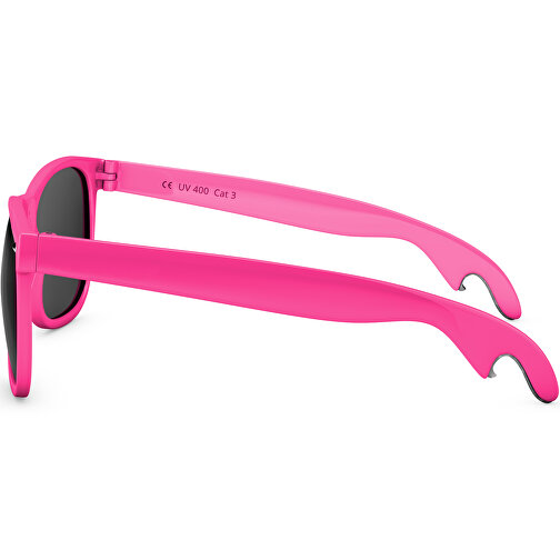 SunShine Cheers Glänzend - UV 400 , Promo Effects, pink glänzend, Rahmen aus Polycarbonat und Glass aus AC, 14,50cm x 4,80cm x 15,00cm (Länge x Höhe x Breite), Bild 3
