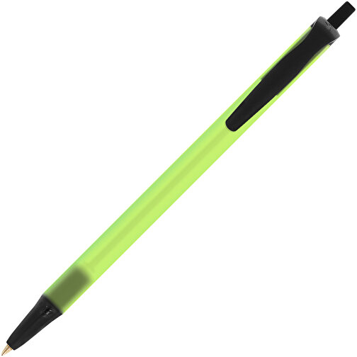 BIC® Clic Stic Kugelschreiber , BiC, gefr. grün/schwarz, Kunststoff, 14,00cm x 1,20cm (Länge x Breite), Bild 2