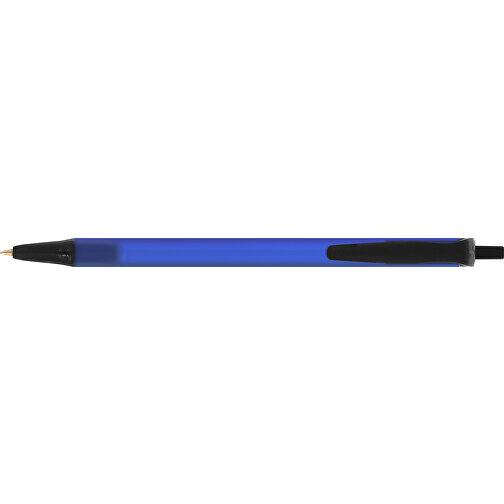 BIC® Clic Stic Kugelschreiber , BiC, gefr. dunkelblau/schwarz, Kunststoff, 14,00cm x 1,20cm (Länge x Breite), Bild 3