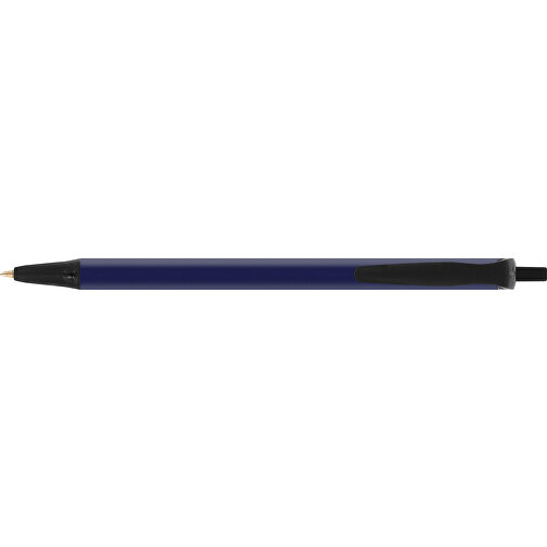 BIC® Clic Stic Kugelschreiber , BiC, marineblau/schwarz, Kunststoff, 14,00cm x 1,20cm (Länge x Breite), Bild 3