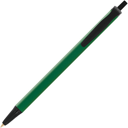BIC® Clic Stic Kugelschreiber , BiC, grün/schwarz, Kunststoff, 14,00cm x 1,20cm (Länge x Breite), Bild 2