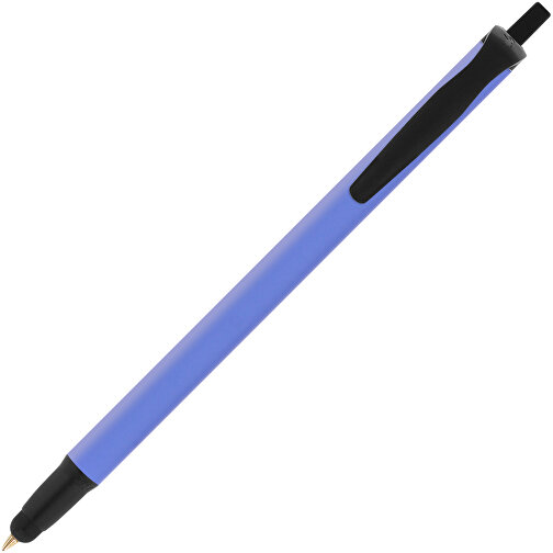 BIC® Clic Stic Stylus Kugelschreiber , BiC, blau/schwarz, Kunststoff, 14,00cm x 1,20cm (Länge x Breite), Bild 2