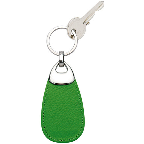 Schlüsselanhänger , hellgrün, Donato Rindleder, 8,50cm x 4,50cm (Länge x Breite), Bild 1