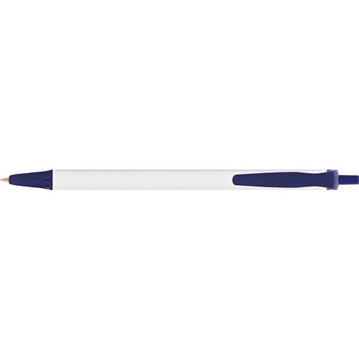 BIC® Clic Stic Digital Kugelschreiber , BiC, weiß/marineblau, Kunststoff, 14,00cm x 1,20cm (Länge x Breite), Bild 3