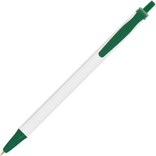 BIC® Clic Stic Digital Kugelschreiber , BiC, weiss/grün, Kunststoff, 14,00cm x 1,20cm (Länge x Breite), Bild 2