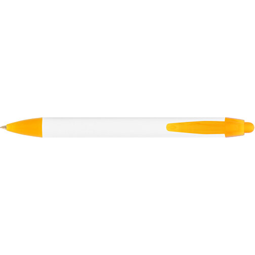 BIC® Wide Body™ Digital Kugelschreiber , BiC, weiß/gefr. orange, Kunststoff, 14,20cm x 1,50cm (Länge x Breite), Bild 3