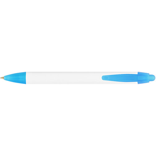 BIC® Wide Body™ Digital Kugelschreiber , BiC, weiß/gefr. blau, Kunststoff, 14,20cm x 1,50cm (Länge x Breite), Bild 3