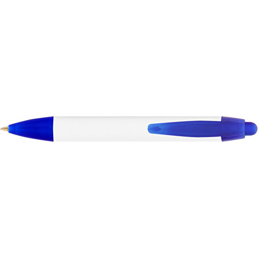 BIC® Wide Body™ Mini Digital Kugelschreiber , BiC, weiss/gefr. dunkelblau, Kunststoff, 11,60cm x 1,50cm (Länge x Breite), Bild 3