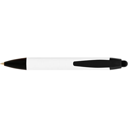 BIC® Wide Body™ Mini Digital Kugelschreiber , BiC, weiß/schwarz, Kunststoff, 11,60cm x 1,50cm (Länge x Breite), Bild 3
