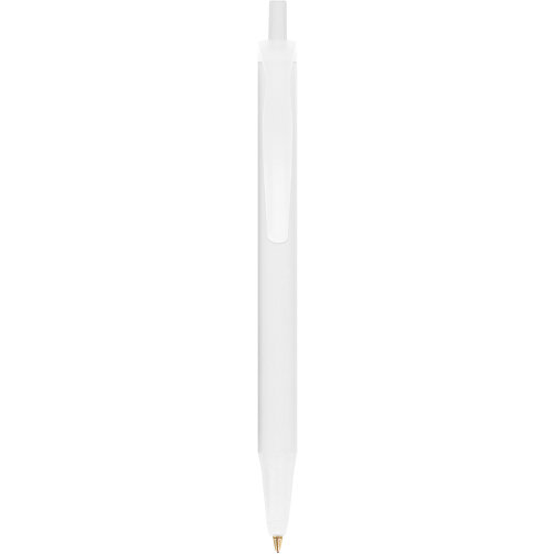 BIC® Clic Stic Mini Digital Kugelschreiber , BiC, weiß/gefr. transparent, Kunststoff, 11,20cm x 1,20cm (Länge x Breite), Bild 1
