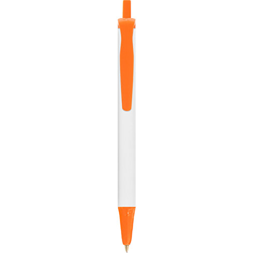 BIC® Clic Stic Mini Digital Kugelschreiber , BiC, weiß/orange, Kunststoff, 11,20cm x 1,20cm (Länge x Breite), Bild 1
