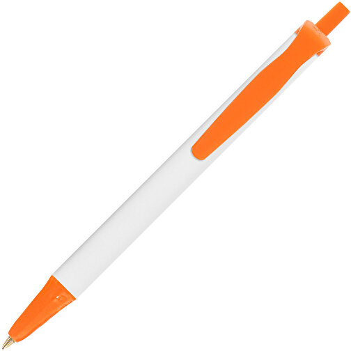 BIC® Clic Stic Mini Digital Kugelschreiber , BiC, weiß/orange, Kunststoff, 11,20cm x 1,20cm (Länge x Breite), Bild 2