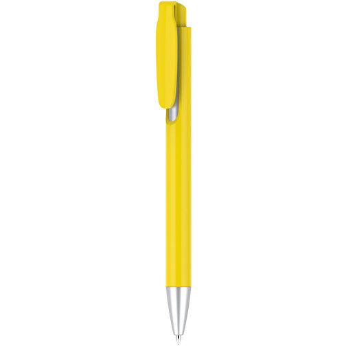 Kugelschreiber – Fanny , Promo Effects, gelb, Kunststoff, 14,00cm x 1,10cm (Länge x Breite), Bild 1